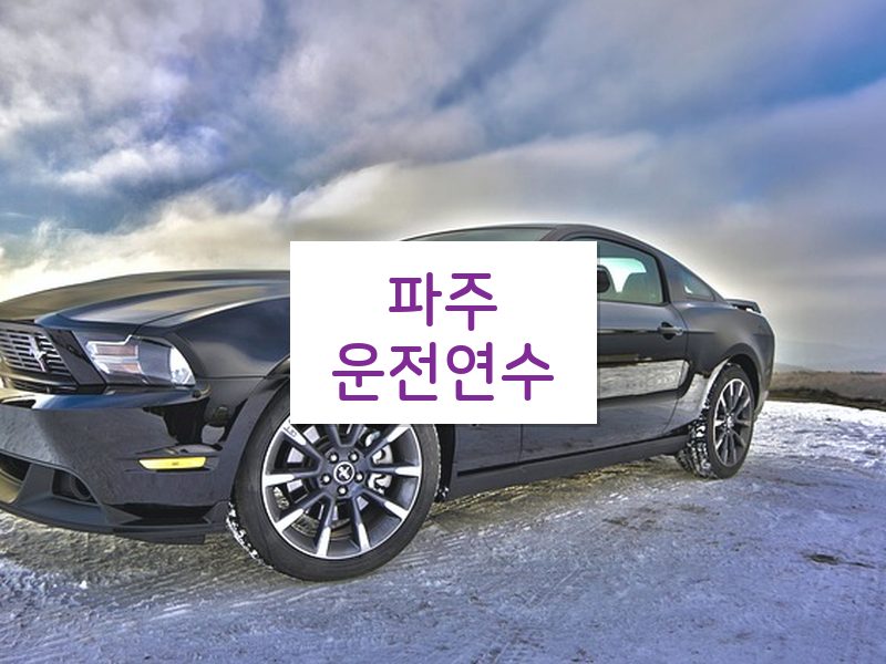 파주운전연수 후기