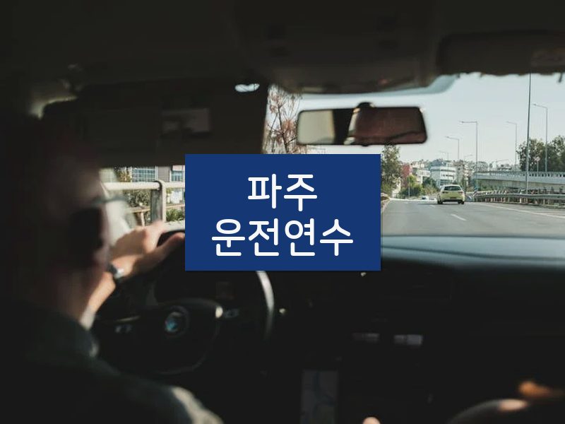 파주운전연수 후기