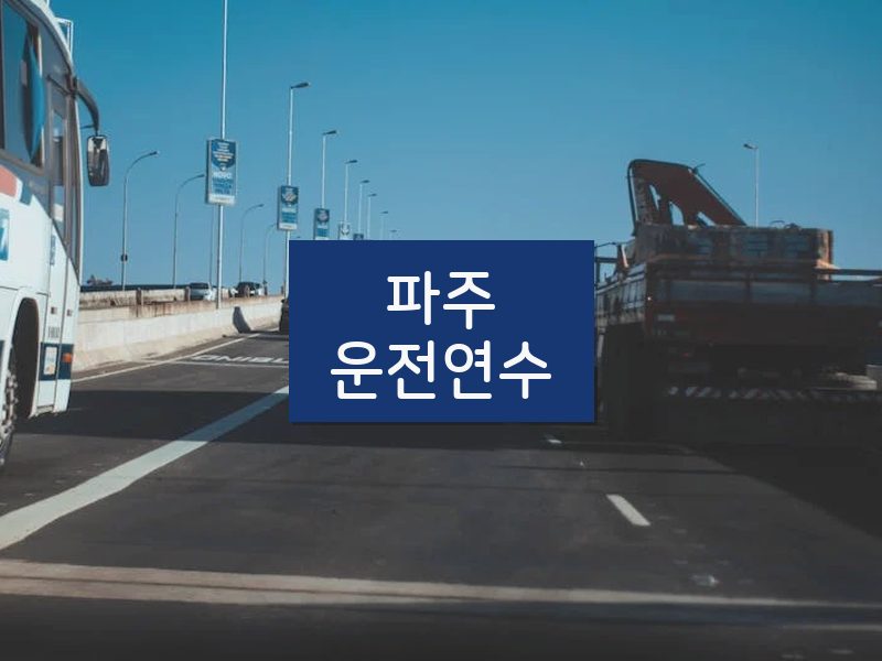 파주운전연수 후기