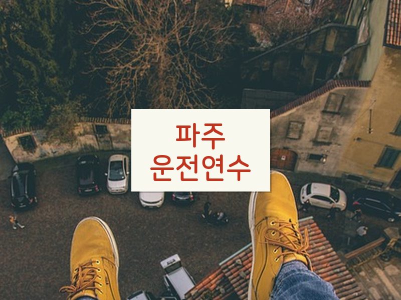 파주운전연수 후기