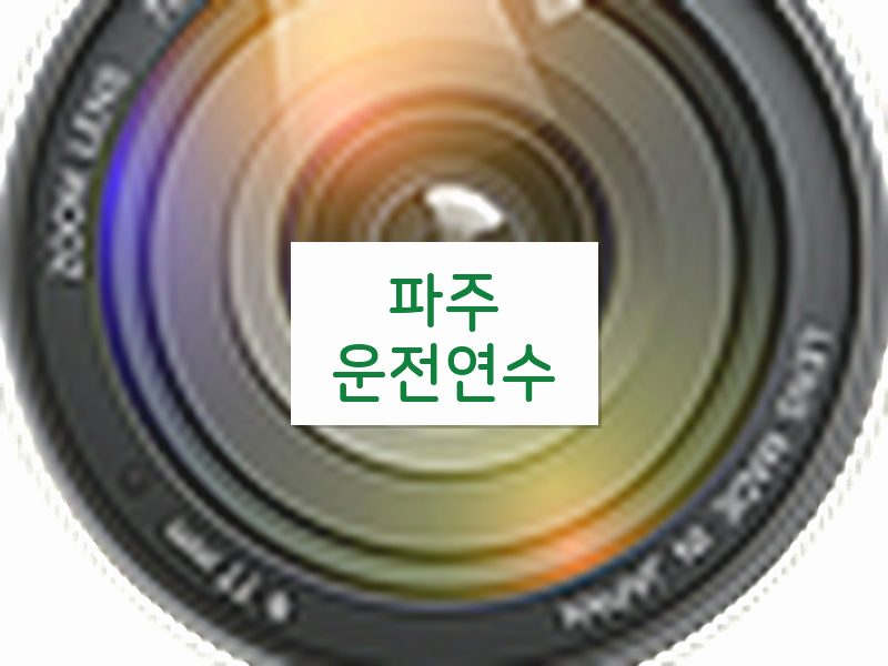 파주운전연수 후기