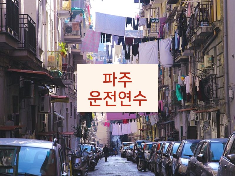 파주운전연수 후기
