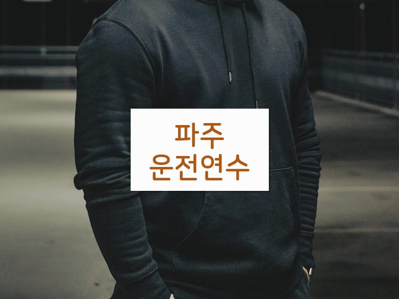 파주운전연수 후기