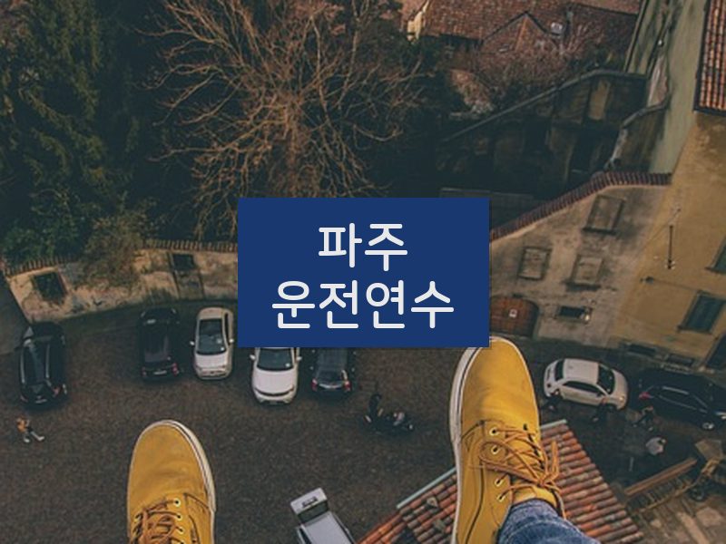 파주운전연수 후기