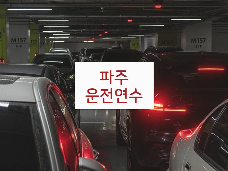 파주운전연수 후기