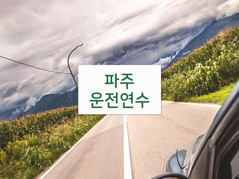 파주운전연수 후기