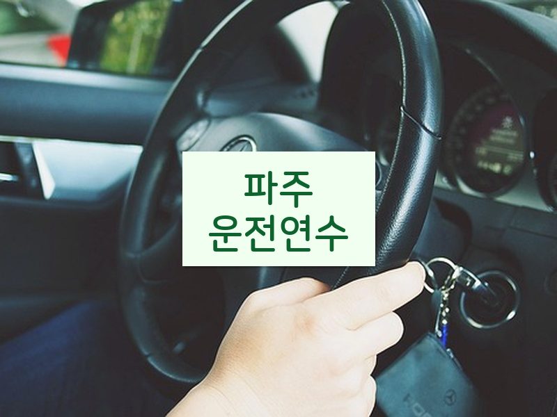 파주운전연수 후기