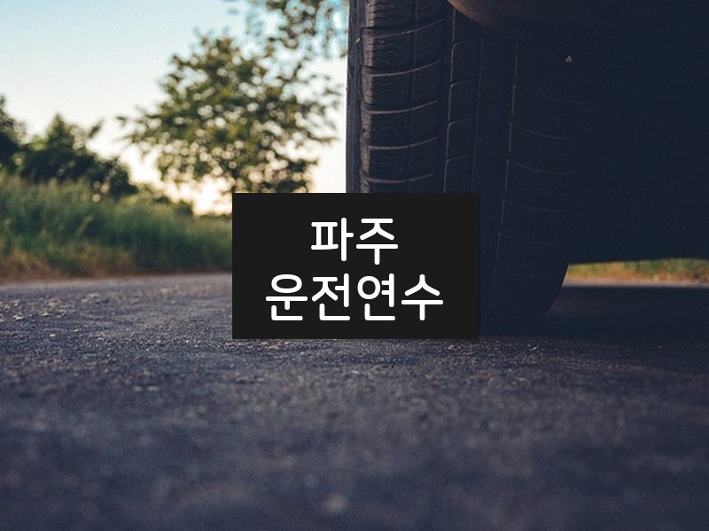 파주운전연수 후기