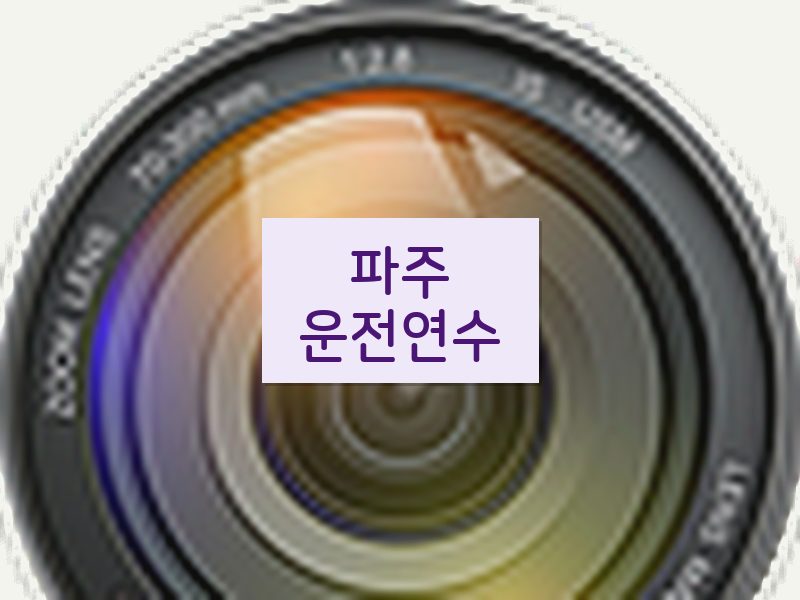 파주운전연수 후기