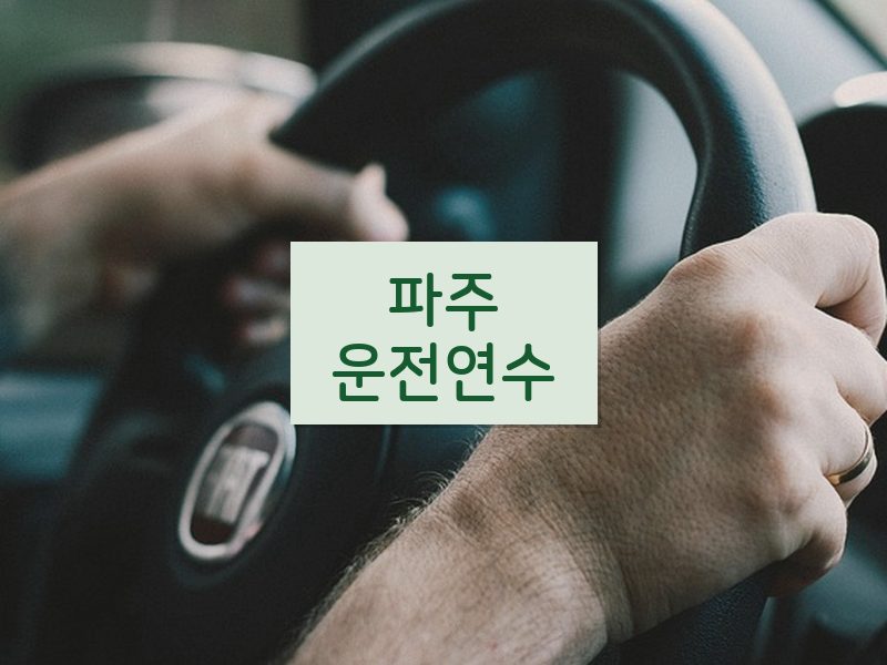 파주운전연수 후기