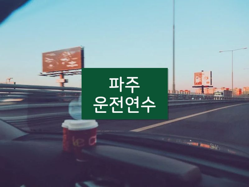 파주운전연수 후기
