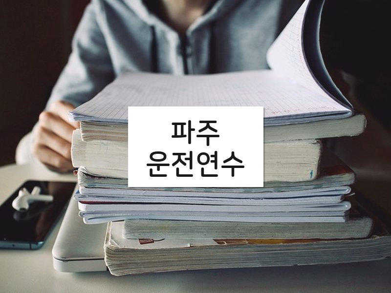 파주운전연수 후기