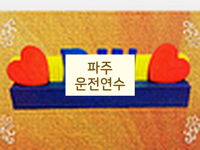 파주운전연수 후기