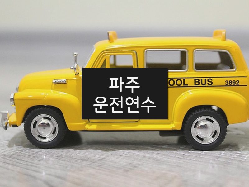 파주운전연수 후기