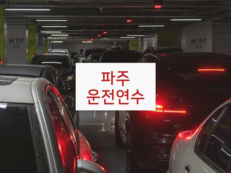 파주운전연수 후기