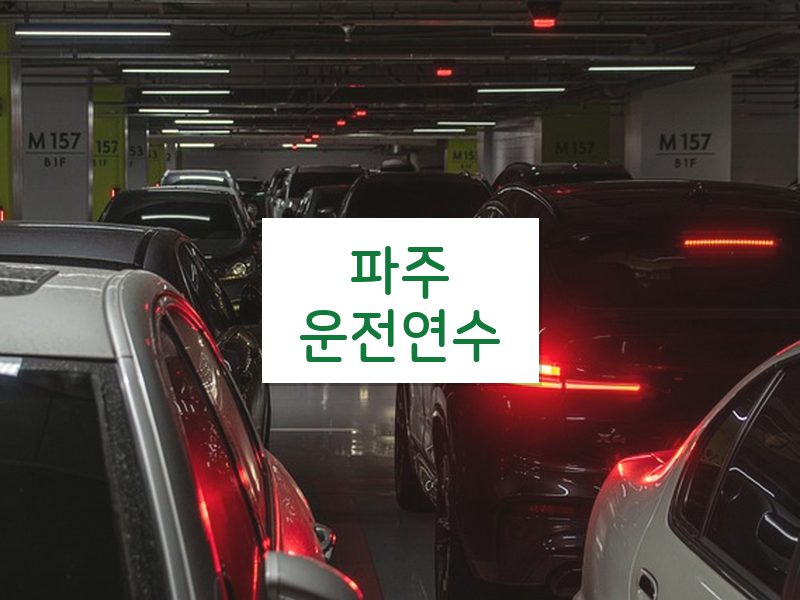 파주운전연수 후기