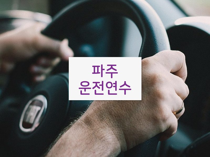 파주운전연수 후기