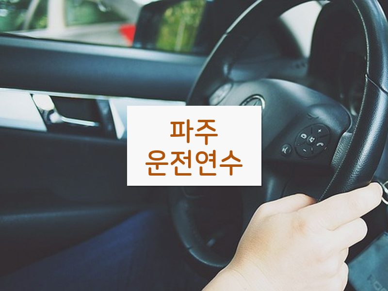 파주운전연수 후기