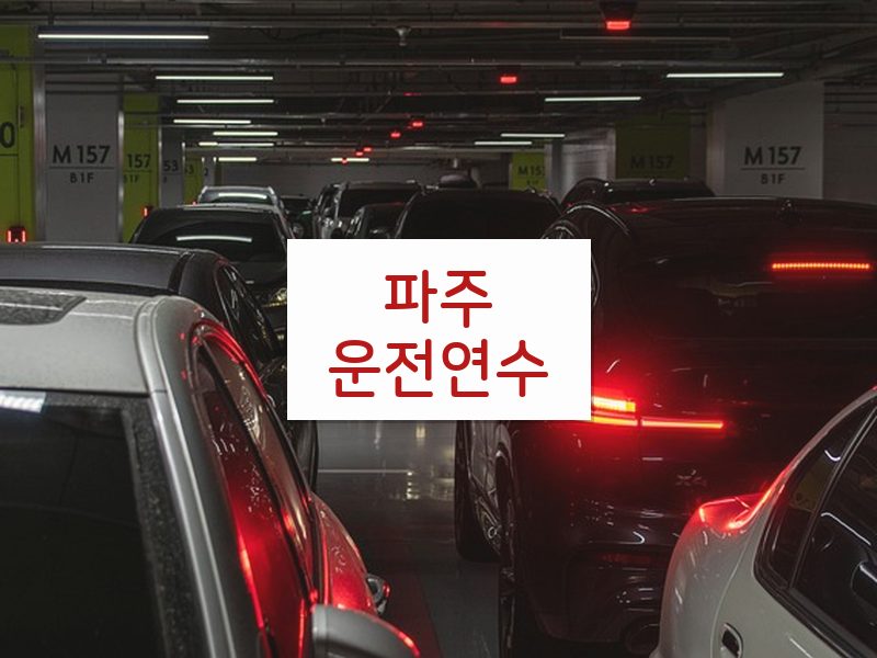 파주운전연수 후기