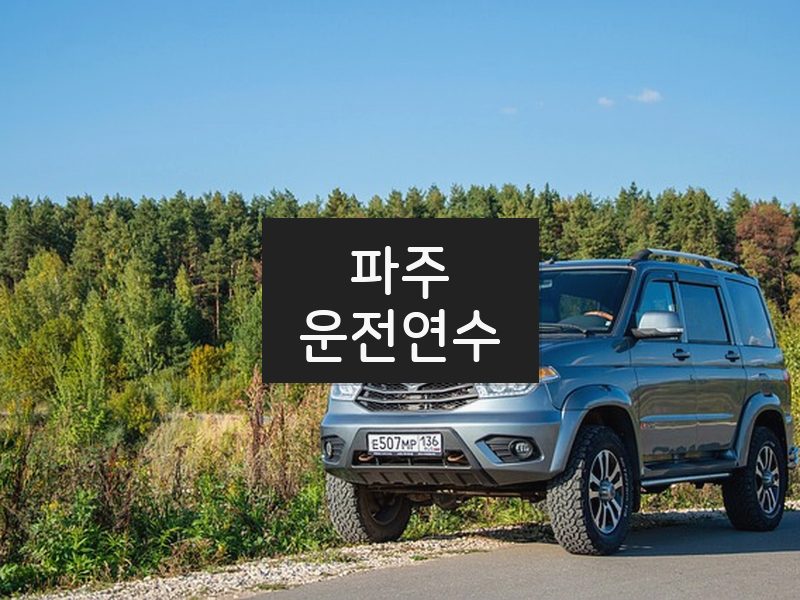 파주운전연수 후기