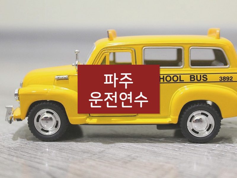 파주운전연수 후기