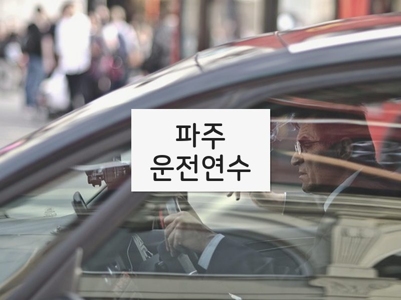 파주운전연수 후기
