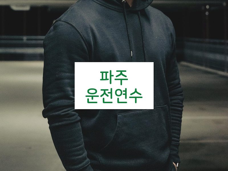 파주운전연수 후기