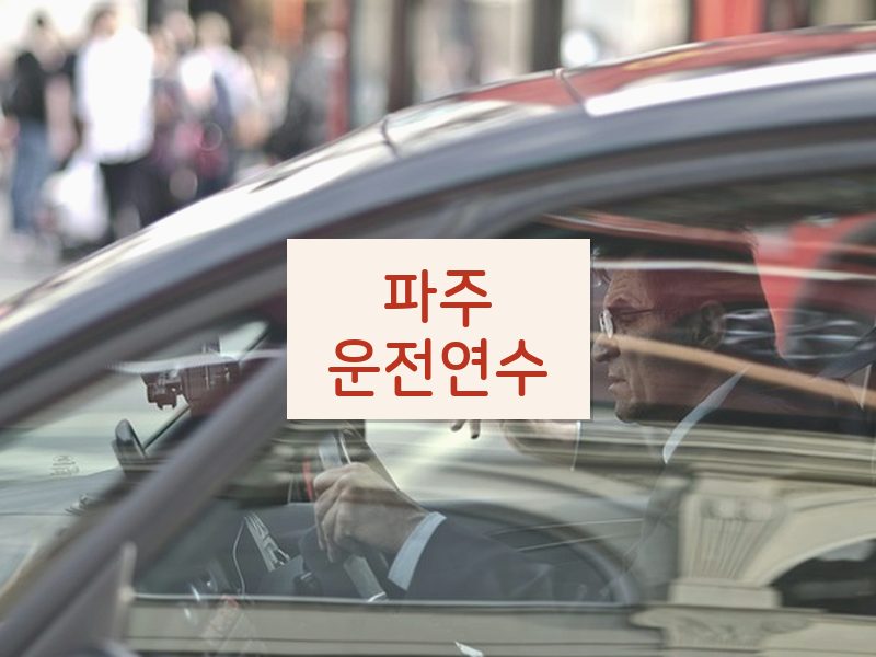 파주운전연수 후기