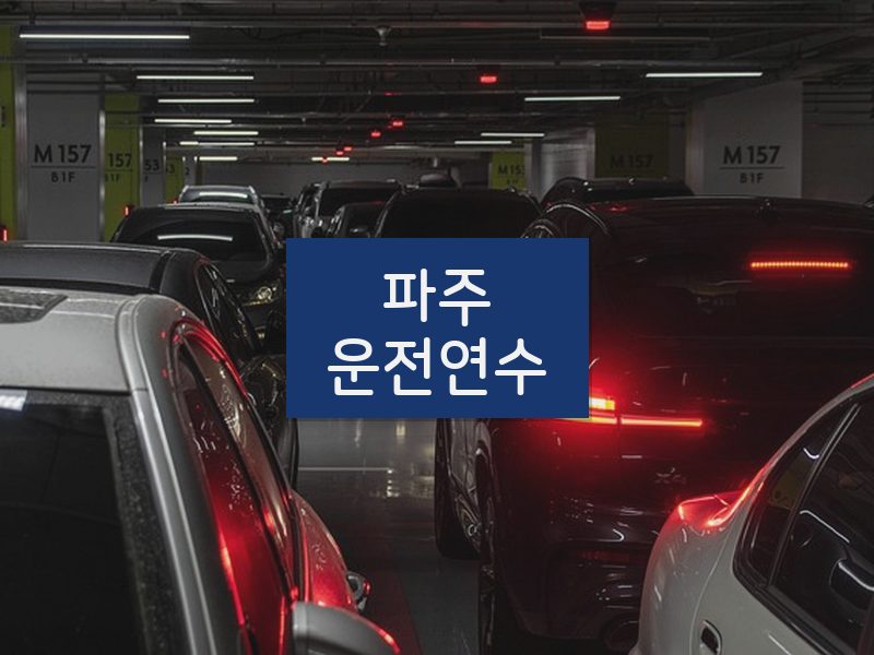 파주운전연수 후기