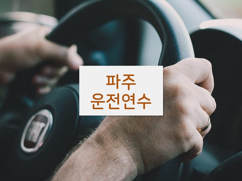 파주운전연수 후기