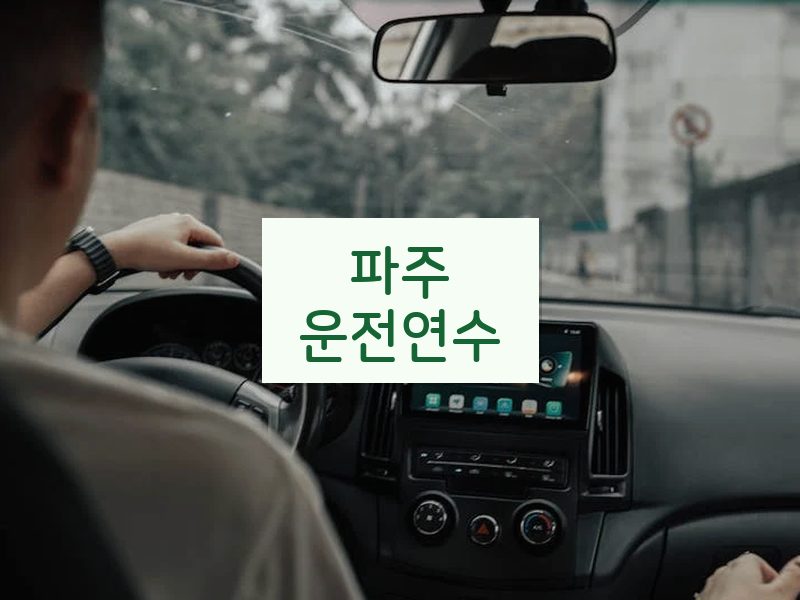 파주운전연수 후기