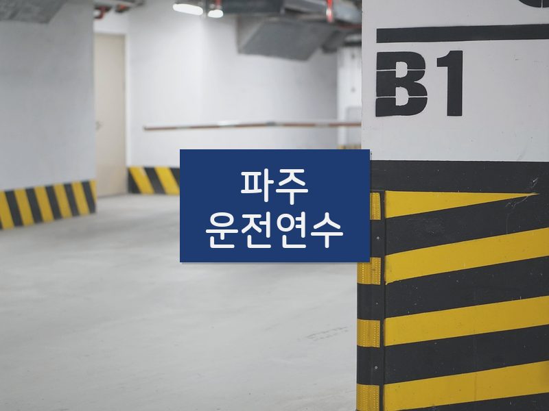 파주운전연수 후기