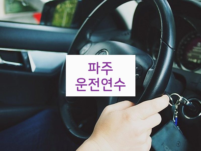 파주운전연수 후기