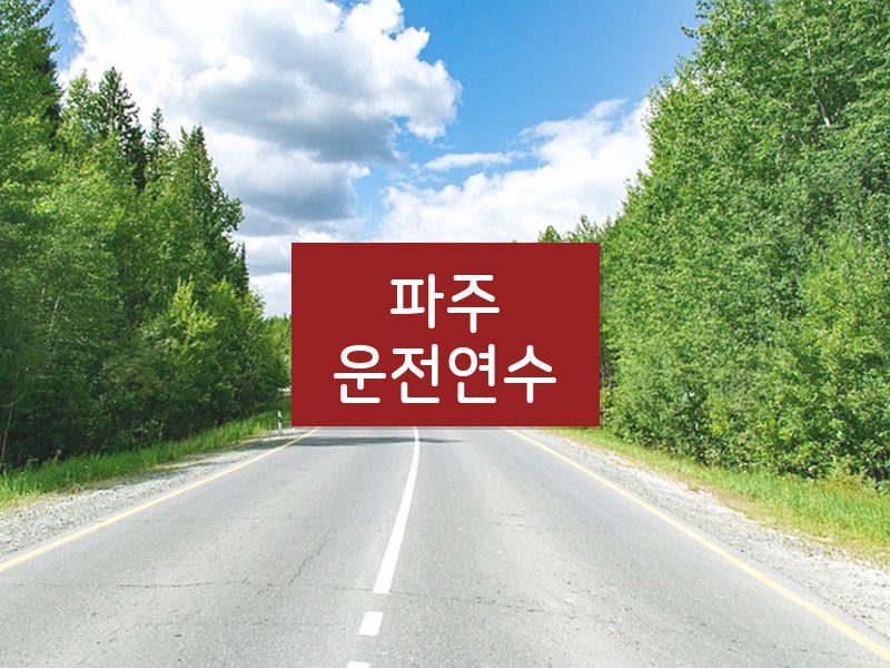 파주운전연수 후기